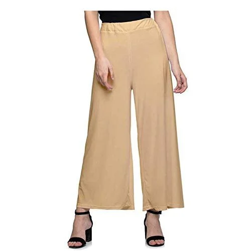 317528-VeSL-1.webp Regular Fit Women Multicolour Cotton Blend Sarina Palazzo (Pack of -1) - Image 1