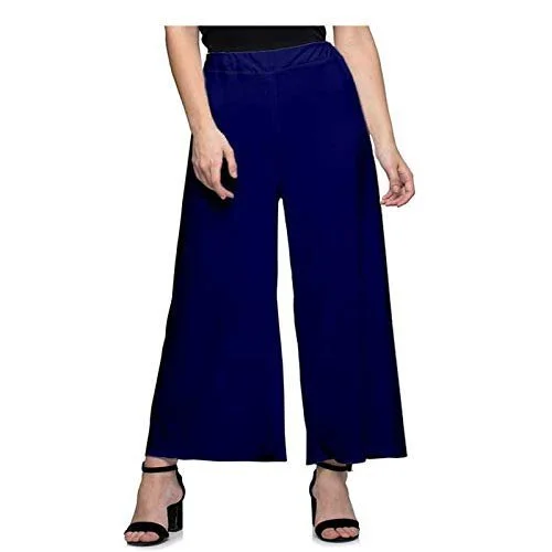 31fNWAeTxtL.webp Regular Fit Women Multicolour Cotton Blend Sarina Palazzo (Pack of -1) - Image 1