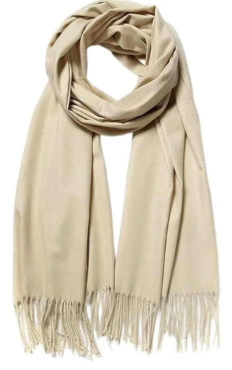 51F50zwYRAL._SY741_.webp GIRLYZ ATTIRE Plain Solid Fashionable Woolen Winter Wear Thin Scarf/Stole/Shawl For Baby Girls Womens - Image 1